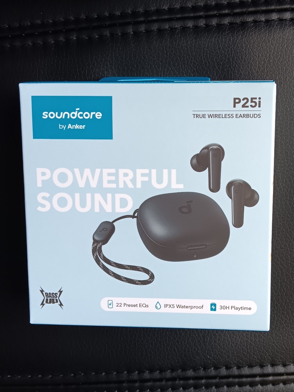 New Soundcore by Anker P25i Wireless Earbuds Headphones In Black NWT
